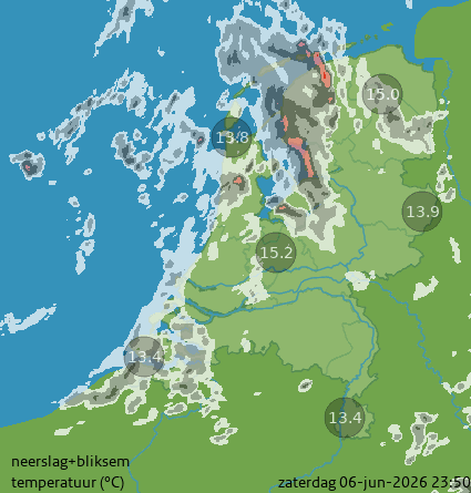KNMI Neerslagradar